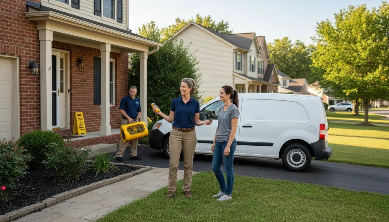 Water restoration image for Water Damage & Restoration Services in Hamilton, IN